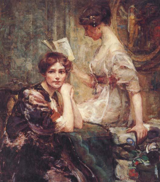 Colin Campbell Cooper Two Women china oil painting image